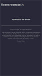Mobile Screenshot of liceoarconate.it
